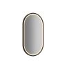led zrkadlo apollo 2 900 500 cierne ovalne