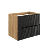 skrinka pod umyvadlo OCEAN Black 82 70 2S