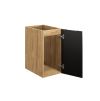zavesna kupelnova skrinka OCEAN Black 81 30 1D otvorene dvierka