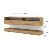 stylovy a moderny tv stolik duo dub artisan s policou rozmery