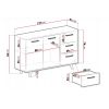 komoda bali rozmer