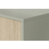 Detail výnimočného vzhľadu modernej kolekcie nábytku TIMBER
