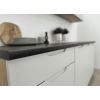 kuchynská linka ISABEL dub artisan sivá v modernom prevedení