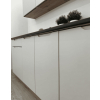 kuchynská linka ISABEL dub artisan sivá detail dvierka