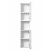 vysoka skrinka do kupelne Nova White 80 03 2D otvorene dvierka