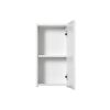 zavesna skrinka do kupelne Nova White 83 30 1D otvorene dvierka