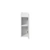zavesna skrinka do kupelne Nova White 81 20 1D otvorene dvierka