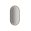led zrkadlo apollo 2 900 500 cierne ovalne