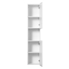 vysoka skrinka do kupelne Nova White 80 03 2D otvorene dvierka