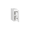 zavesna skrinka do kupelne Nova White 81 20 1D bocny pohlad