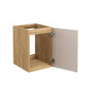 zavesna skrinka do kupelne LUXOR Beige 81 40 1D otvorene dvierka