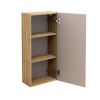 zavesna skrinka do kupelne LUXOR beige 83 30 1D otvorene dvierka