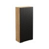 zavesna skrinka do kupelne LUXOR Black 83 30 1D