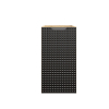 zavesna skrinka do kupelne LUXOR Black 81 30 1D pohlad spredu