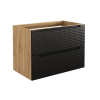 skrinka pod umyvadlo LUXOR Black 82 80 2S