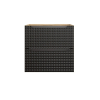 skrinka pod umyvadlo LUXOR Black 82 60 2S pohlad spredu