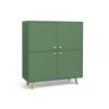 komoda siena 4d zelena