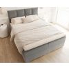 PORTLAND Boxspring manzelska postel Paris 017 steel moderna