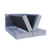 calunena manzelska postel boxspring portland 180 siva