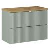 kupelnova skrinka s doskou line reed green d80 2