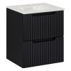 kupelnova skrinka s umyvadlom NOVA Black U50 1