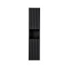 vysoka skrinka do kupelne NOVA BLACK 80 03 pohlad spredu