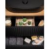 kupelnovy nabytok NOVA BLACK detail otvorene zasuvky