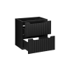 skrinka pod umyvadlo NOVA BLACK 82 60 2S otvorene zasuvky