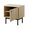 JAPANESE nočný stolík s54 oak otvorený
