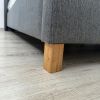 Čalunená manzelska posteľ Aspen detail nohy