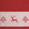 Vianočná osuška NOEL 02 | červená 70 x 140 cm