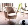 jedinečné kreslo CAMELLIA 1 VELVET, v neodolateľnom béžovom prevedení