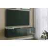 moderný TV stolík JOY 150 čierny lesk