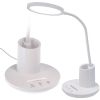 biela LED lampa má dotykové spínače
