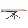 elegantný jedáleský stôl LOGAN, v modernom dizajne dub, čierna