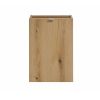 zavesna skinka do kupelne NOVA oak 81 40 1DK s kosom pohlad spredu