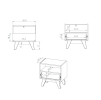 moderny nocny stolik fashion rozmery1