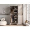 satnikova skrina Level siva otvorena