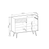 Bijou ksz 107 komoda rozmer