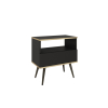 Bijou nocny stolik s54 cierna cierne nohy