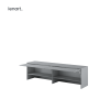 Otvorený nadstavec Lenart BED CONCEPT BC-09 pre sklápaciu posteľ BC-04 sivá