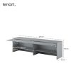 Rozmery nadstavca Lenart BED CONCEPT BC-09  pre sklápaciu posteľ BC-04 sivá