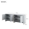 Rozmery sivého nadstavca Lenart BED CONCEPT BC-10 pre sklápaciu posteľ BC-05