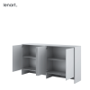 Sivý nadstavec Lenart BED CONCEPT BC-11 pre sklápaciu posteľ BC-06