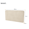 Béžový čalúnený panel Lenart BED CONCEPT BC-17 | 160 rozmery