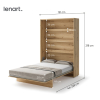 sklapacia postel bed concept bc 01 dub artisan1