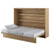 Dub artisan sklápacia posteľ BED CONCEPT BC-04 | 140 x 200 cm otvorená