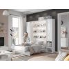 Moderná sklápacia posteľ BED CONCEPT BC-12 | 160 x 200 cm biely lesk