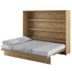 Sklápacia posteľ dub artisan BED CONCEPT BC-14 | 160 x 200 cm sklopená