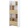 policovy regal bed concept bc 22 biela dub artisan1